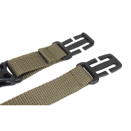 Pas piersiowy do plecaka kolor oliwka 4 wersje