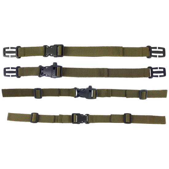 Pas piersiowy do plecaka kolor oliwka 4 wersje