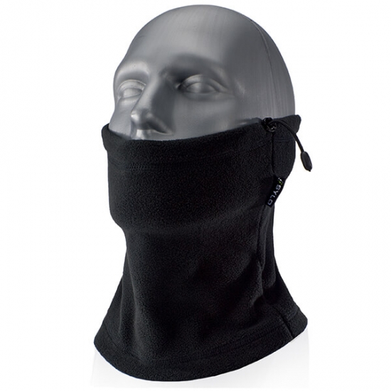 komin polarowy na szyję unisex kolor czarny