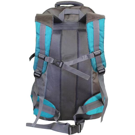 Plecak turystyczny, sportowy 65 litrów kolor morski