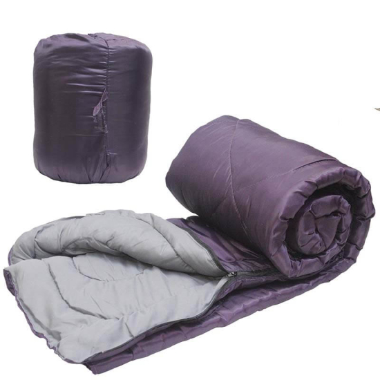 śpiwór turystyczny fioletowy